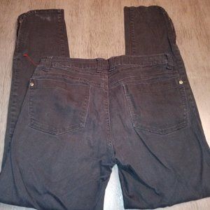 WOMENS Forever 21 Jeans Size 29 Slim Fit Skinny Black Stretch Denim Zipper Ankle